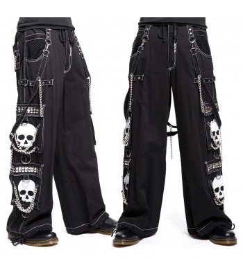 Super Skull Gothic Trouser Cyber Chain Goth Punk Rock Emo Pants Men Gothic Bondage Trouser